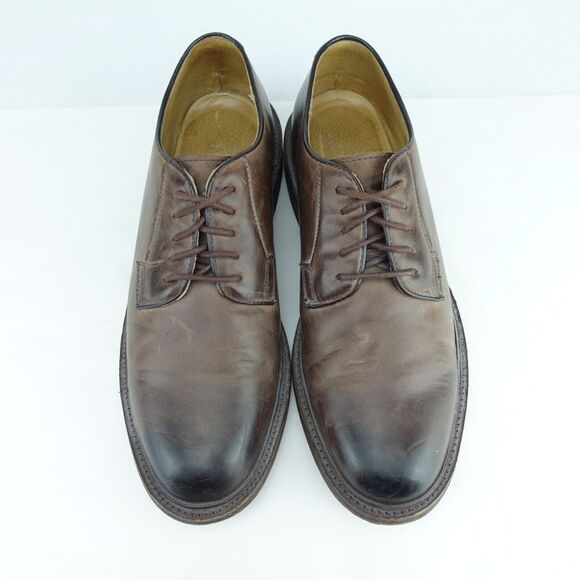 FRYE Men James Oxfords Size 9.5 D Brown Leather Dress Shoes 84615 main image 4